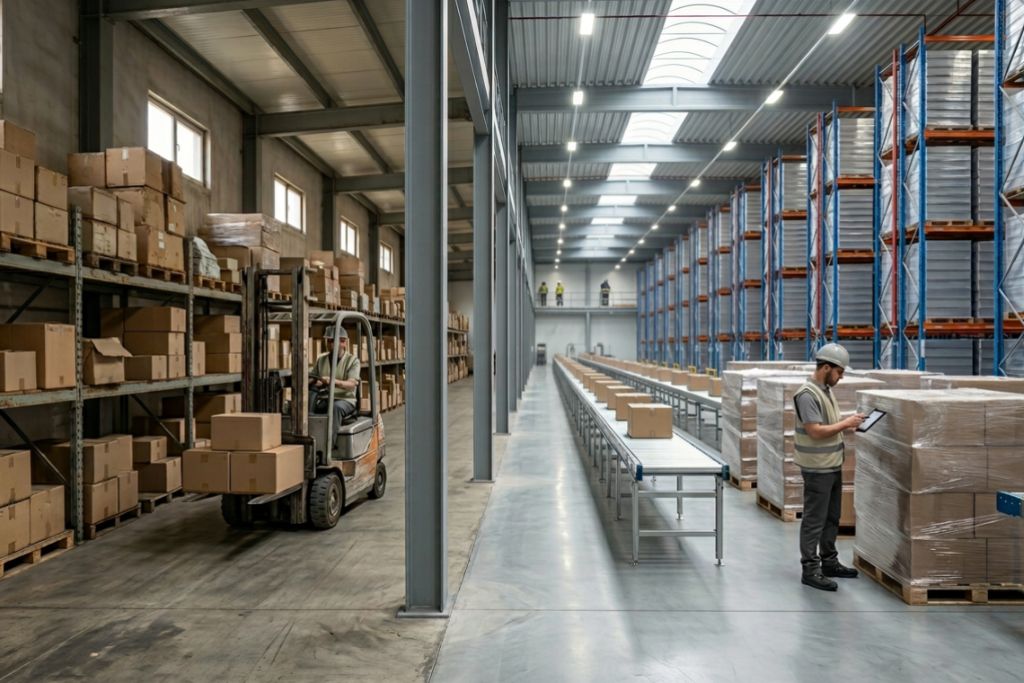 Almacén tradicional vs centro de distribución