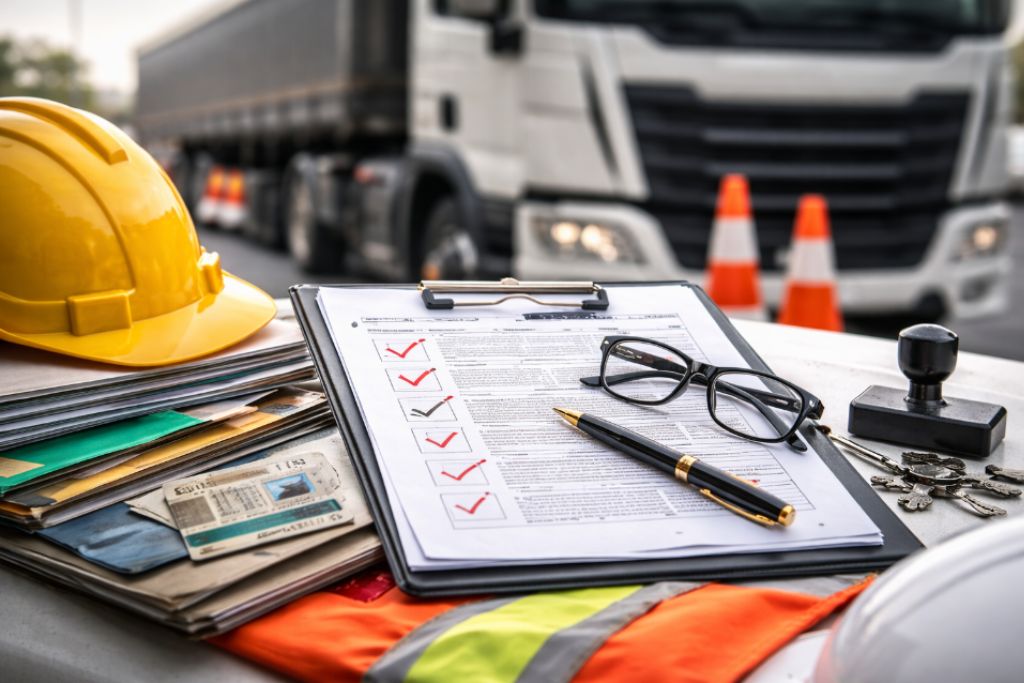 operar legalmente con carga pesada