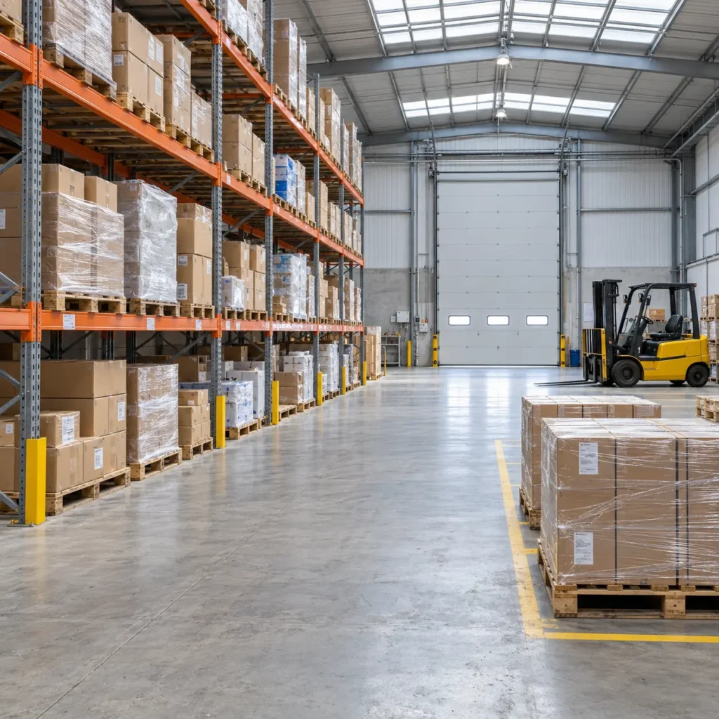 Espacios de almacenamiento operador logistico